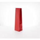 Luxus-Papiertragetasche Rot Glanz mit Kordel