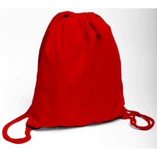 Baumwollrucksack Rot