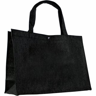 Filztragetasche Schwarz