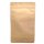 Doypack Kraftpapier braun mit Druckverschluss mit Aluminium 750 ml