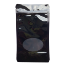 Doypack Schwarz mit Sichtfenster 250 ml