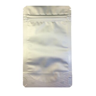 Doypack mit Druckverschluss Alu Silber 250 ml