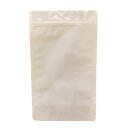 Doypack mit Druckverschluss Weiß glänzend 500 ml