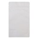 Standbodenbeutel Weiß Matt mit Druckverschluss 250 ml