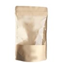 Standbodenbeutel Kraftpapier mit Druckverschluss &...