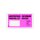 Lieferscheintaschen Lieferschein/Rechnung 235 x 130 mm PINK