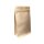 Boxpouches Flachbodenbeutel Kraftpapier braun mit Druckverschluss für ca. 1000g