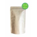 Doypack ECO Kraftpapier braun mit Druckverschluss ohne...