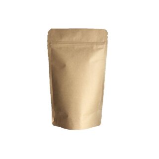 Doypack Kraftpapier braun Zuckerrohr/PE 500 ml