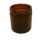 Glastiegel 30ml braun