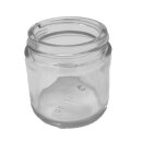 Glastiegel 30ml weiß (Klarglas)