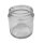 Glastiegel 30ml weiß (Klarglas)