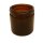 Glastiegel 120ml braun