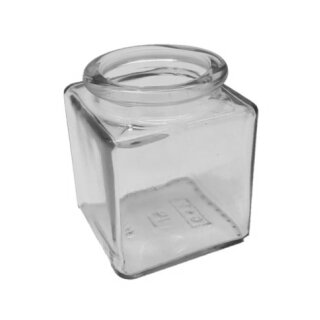 Gewürzglas 50ml, weiß (Klarglas), mit Presskorken 