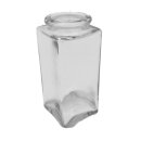 Gewürzglas lang 100ml weiß (Klarglas)