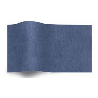 Seidenpapier Uni Marine Blau