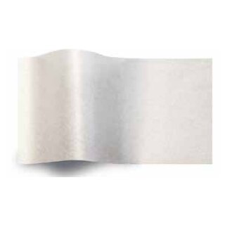 Seidenpapier Perleffekt  Weiß