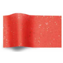 Seidenpapier Glitzernd Rubinrot