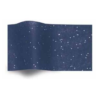 Seidenpapier Glitzernd Marine Blau