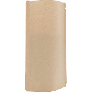 Doypack 100-Prozent Papier, recylebar braun