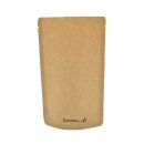 Doypack 100-Prozent Papier, recylebar braun