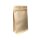 Boxpouches Flachbodenbeutel Kraftpapier braun mit Druckverschluss