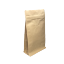 Boxpouches Flachbodenbeutel Kraftpapier braun mit...