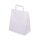 Papiertragetasche Weiß mit Flachhenkel 320 x 120 x 400 mm