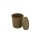 50x Suppenbecher  mit Deckel ECO braun 470 ml