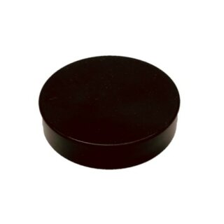 Schraubdeckel schwarz mit Dichteinlage für Glastiegel 30ml