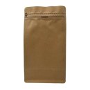 Boxpouches Flachbodenbeutel Kraftpapier braun mit...