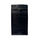 Boxpouches Flachbodenbeutel Kraftpapier schwarz mit...