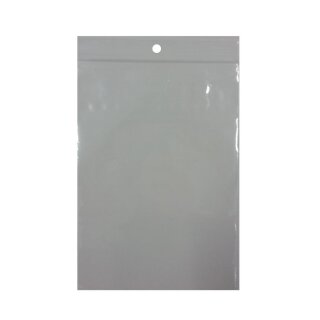 PP-Druckverschlussbeutel mit Rundlochung 120 x 170 mm 50 µ