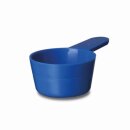 Dosierlöffel PP blau kurzer Griff