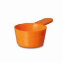 Dosierlöffel PP orange kurzer Griff