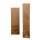 Blockbodenbeutel Natur mit Sichtfenster 100 g
