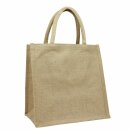 Jute Tragetasche klein Natur