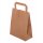 Papiertragetasche Eco Braun mit Flachhenkel 180 x 80 x 220 mm
