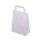 Papiertragetasche Weiß mit Flachhenkel 180 x 80 x 220 mm