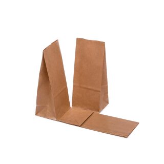 Papiertüte Braun 80 x 65 x 190 mm