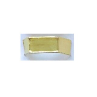 1000 x U-Clipbandverschluss 33mm Gold