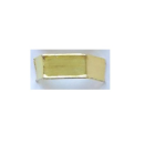 1000 x U-Clipbandverschluss 40mm Gold